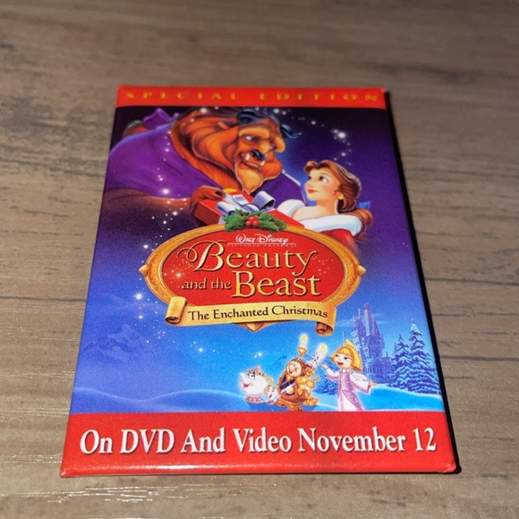 Beauty and the Beast Enchanted Christmas Pin - Picture 2 of 5